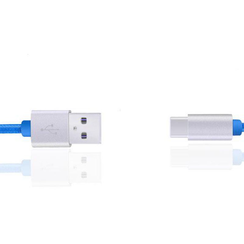 Nylonowy kabel do transmisji danych typu C na USB