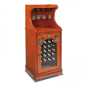 Chłodziarka do wina z litego drewna w stylu starożytnym wyjątkowa modna piwniczka na wino 5-22 ℃