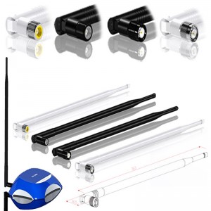 Zysk 9dBi Zysk 395 mm 2,4 GHz Antena WIFI Wewnętrzna wszechkierunkowa zewnętrzna antena