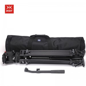 DIAT A223TVP100 Trójwymiarowy statyw hydrauliczny z głowicą Stabilny stabilny statyw do kamery Stojak do nagrywania filmów