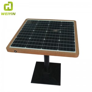 Solar Power Phone USB i bezprzewodowe ładowanie WiFi Hot Spot Smart Garden Table