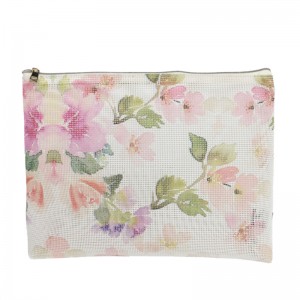 Popularna i fascynująca kosmetyczka z siatki PVC