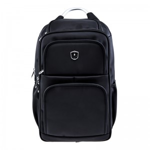 17SA-6601F Duże kieszenie wielopłaszczyznowe Metalowa rączka Najwyższej jakości nylonowa torba na laptopa 17 cali z nylonu Oxford