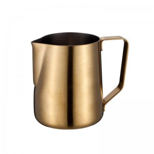 14-pojemnościowy klasyczny dzbanek do spieniania mleka ze stali nierdzewnej do kawy latte