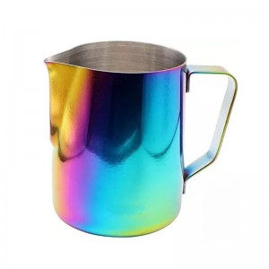 14-pojemnościowy klasyczny dzbanek do spieniania mleka ze stali nierdzewnej do kawy latte