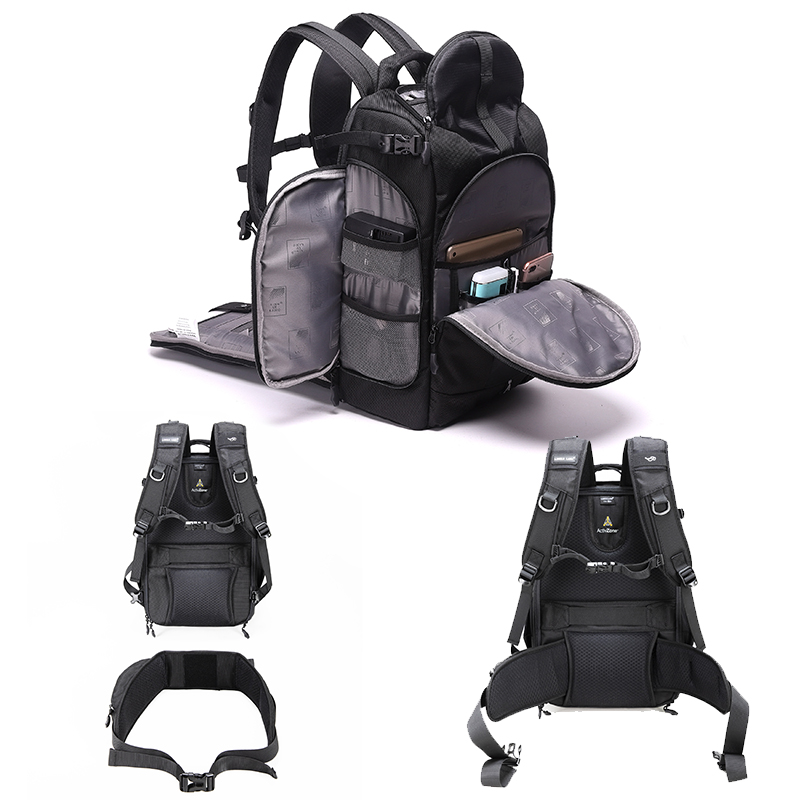 Diat TH550 Nowy Zaprojektowany czarny wodoodporny plecak na statyw na aparat DSLR torba na laptopa o dużej pojemności