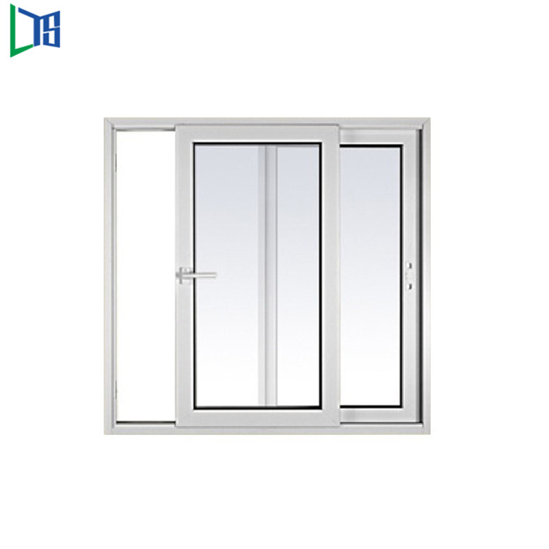 Aluminiowy system okien przesuwnych Aluminiowe okno push-pull z aluminiową ramą okna Podwójne szyby