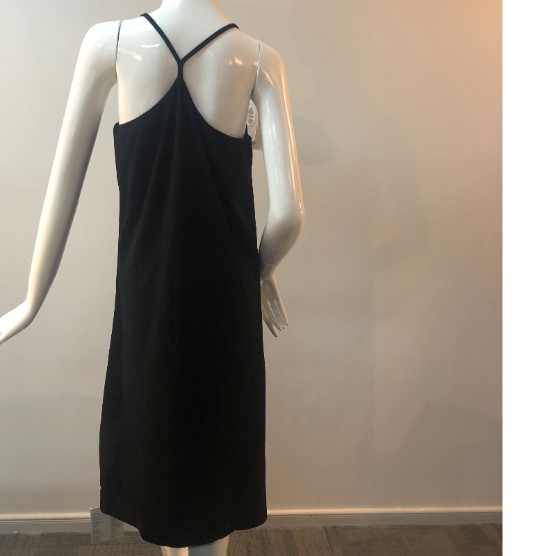 CZARNA JERSEY SLIP SUKIENKA TBWD0004