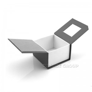 Sunrise Grey Color 1000g Grey Board Małe pudełko na biżuterię z logo
