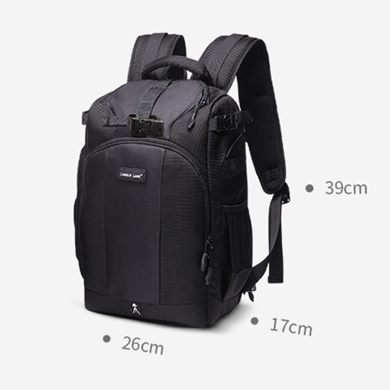 TH350 NOWA moda nylon czarny plecak na aparat podróż podróż plecak plecak na laptopa