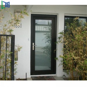 Świetne zewnętrzne As2047 Podwójne szklane drzwi skrzydłowe Francuskie aluminiowe drzwi z powłoką proszkową lub drewnianym wykończeniem