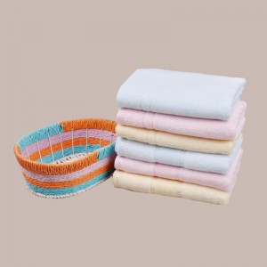 Zestaw ręczników do domu z litego satyny bambusowej