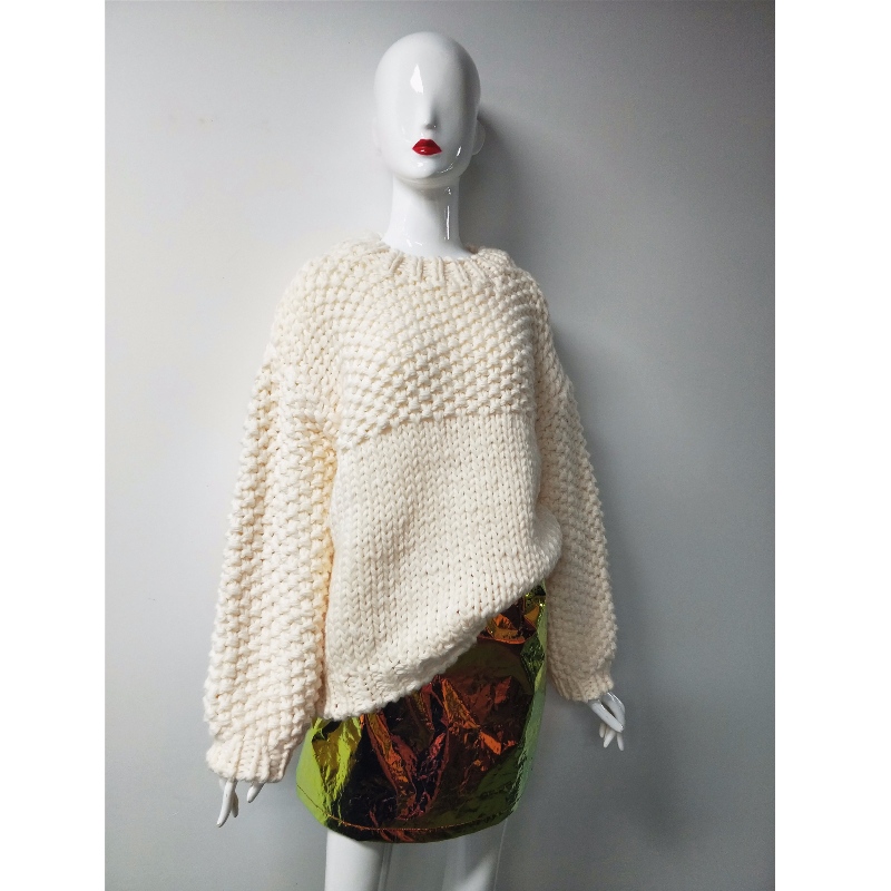 RĘKAWICZNY SWETER RLWS0005F