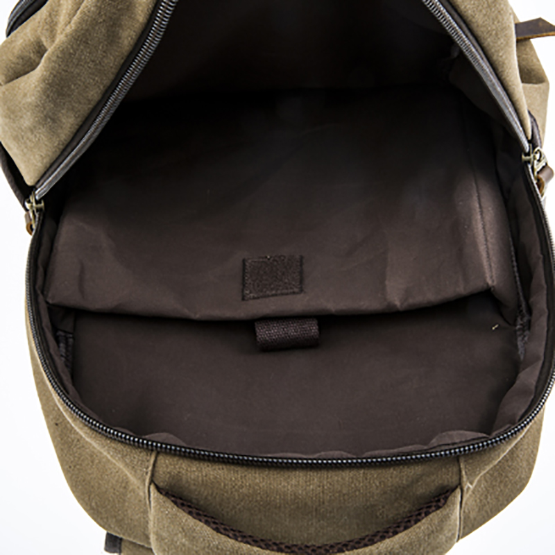 17SC-6455D Witamy OEM 15-letni fabryczny trwały męski miękki plecak w kolorze khaki