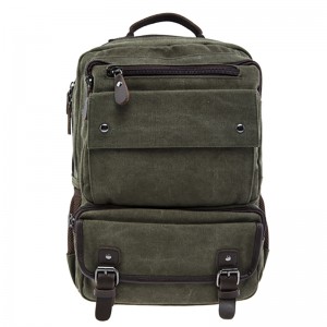 17SC-6571M Witamy OEM 15 lat fabrycznie ekologiczny trwały 15,6-6,3 cala Duża pojemność mężczyźni niestandardowy plecak w stylu vintage płótno