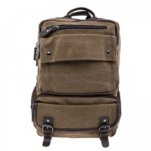 17SC-6571M Witamy OEM 15 lat fabrycznie ekologiczny trwały 15,6-6,3 cala Duża pojemność mężczyźni niestandardowy plecak w stylu vintage płótno