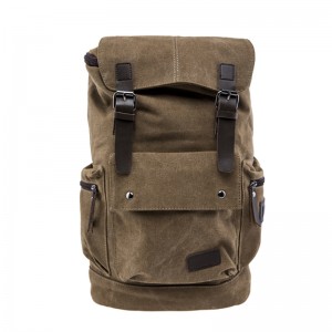 17SC-6572M fabryczne bezpośrednie kolory w wielu kolorach ekologiczny trwały plecak na laptopa Vintage Canvas Casual Daypack