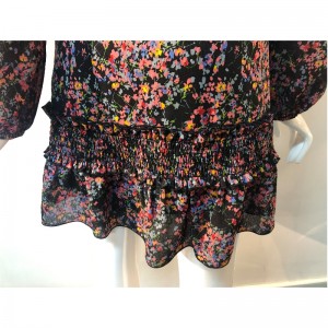 DRUKOWANA SUKIENKA W KRÓTKI KORONKI JLWD0014