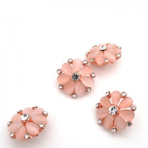 Modne dodatki odzieżowe Guziki z kryształowego płaszcza 5