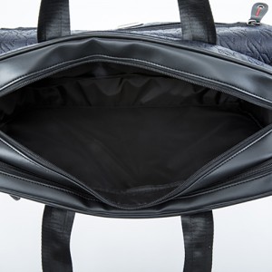 18SG-7031D męska PU skórzana torba męska biznes laptop komputer teczka zamek przednia kieszeń na ramię torebka dla człowieka