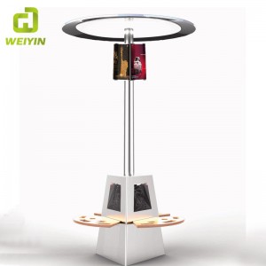 Inteligentna ławka reklamowa zasilana energią słoneczną z oświetleniem LED Ładowarka USB na zewnątrz