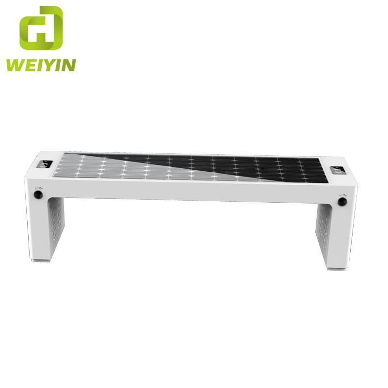 Outdoor Smart Solar Power Urban Park Bench do ładowania telefonu komórkowego
