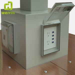 Kiosk do ładowania telefonów komórkowych zasilany energią słoneczną Inteligentna stacja ładująca USB do ogrodów i parków