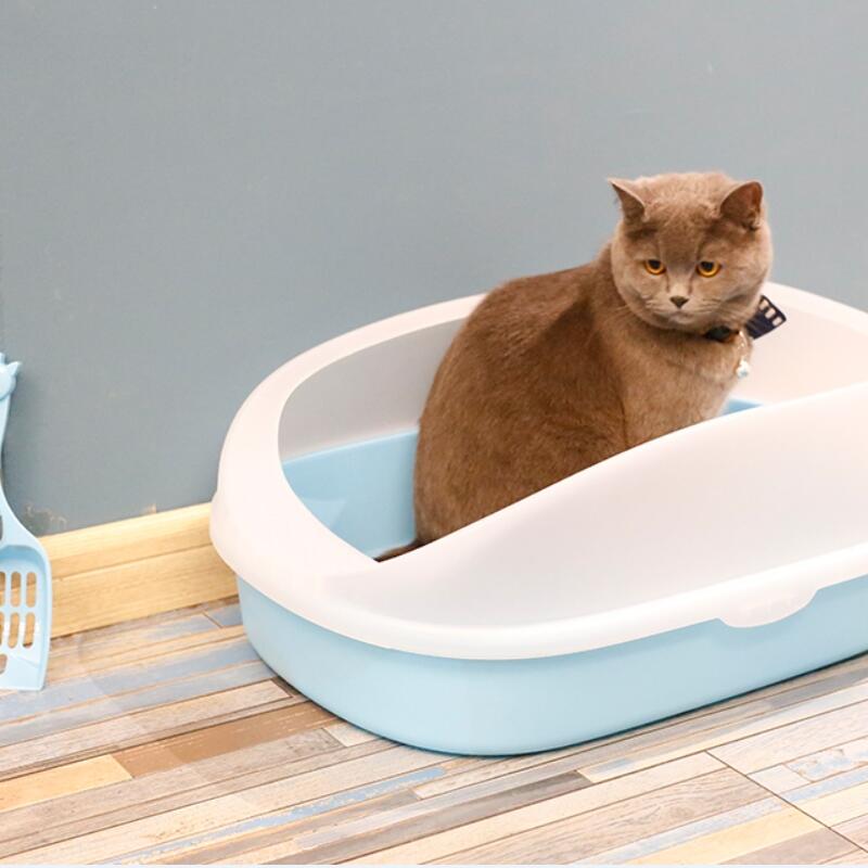 kuweta dla kota o dużej przestrzeni / toaleta dla zwierząt z gałką / piaskownica dla kota / produkty do pielęgnacji