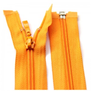 Bawełniany płaszcz otwarty koniec 70 cm 5 # nylonowy zamek 5