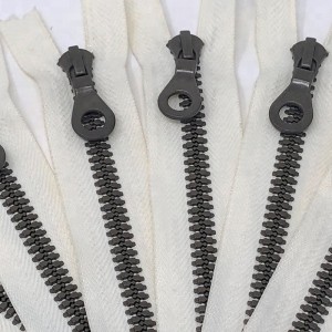 Zamek z tworzywa sztucznego Zamknięty koniec Moda Zęby RIRI Malowany suwak z automatyczną blokadą i wyciągnięciem dziurki od klucza 9