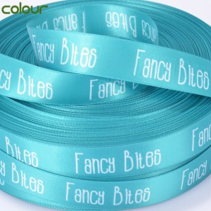 3 # Satynowa wstążka z nadrukowanym logo poliestru na zamówienie