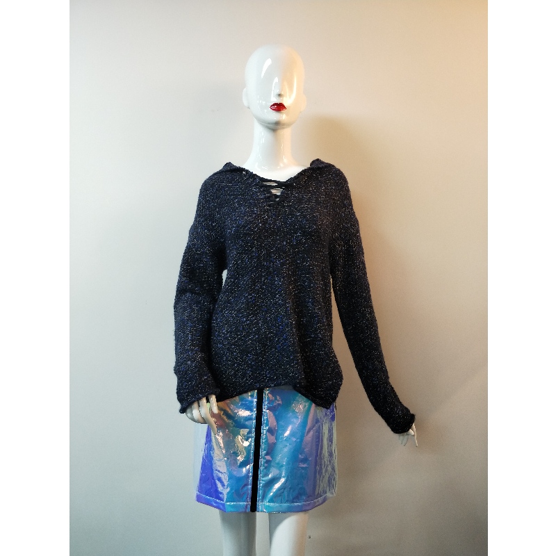 SWETER Z KRÓTKIM RĘKAWEM RLWS0100F