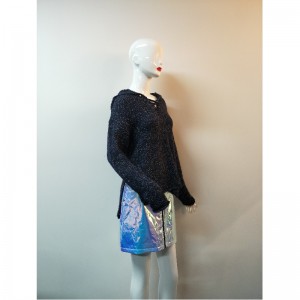 SWETER Z KRÓTKIM RĘKAWEM RLWS0100F