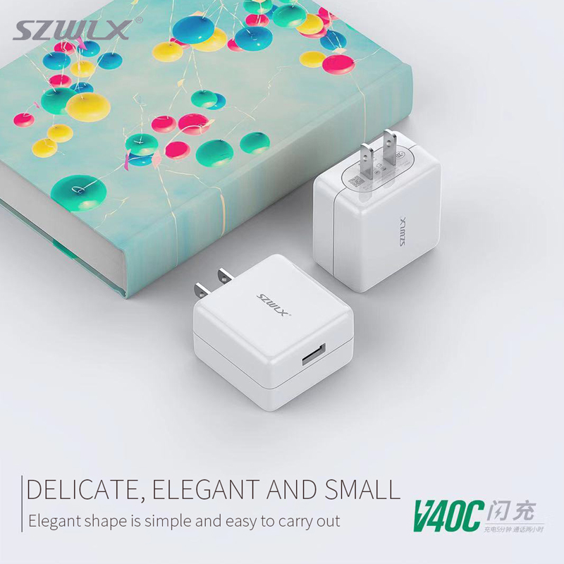 WEX - V40C OPPO VOOC zasilacz do ładowania flash, ładowarka ścienna, ładowarka podróżna