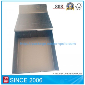 Składane pudełko z czarnego luksusowego magnesu