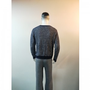GRANATOWY SWETER RLMS0019F