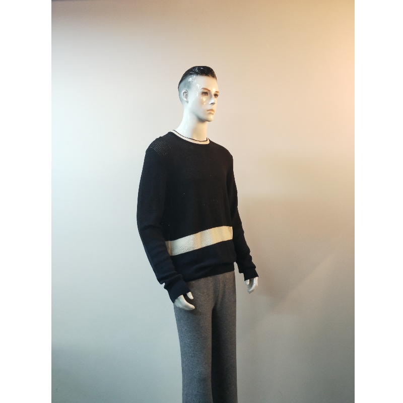 BIAŁY PASEK SWEATSR RLMS0020F