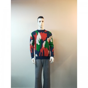 KONTRASTOWY SWETER BOCZNY ROZDZIELACZ RLMS0022F