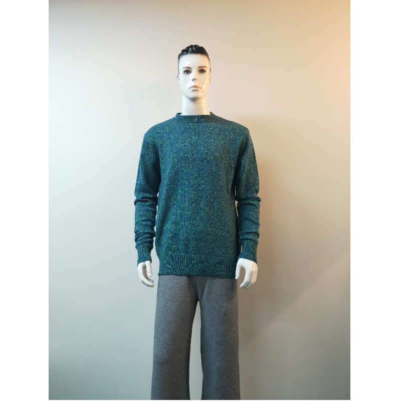 SWETER ZIELONY I NIEBIESKI RLMS0024F