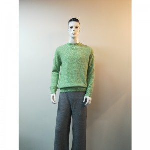 SWETER Z SZYJKIEM Z GREEN CREW AWOKADO RLMS0027F