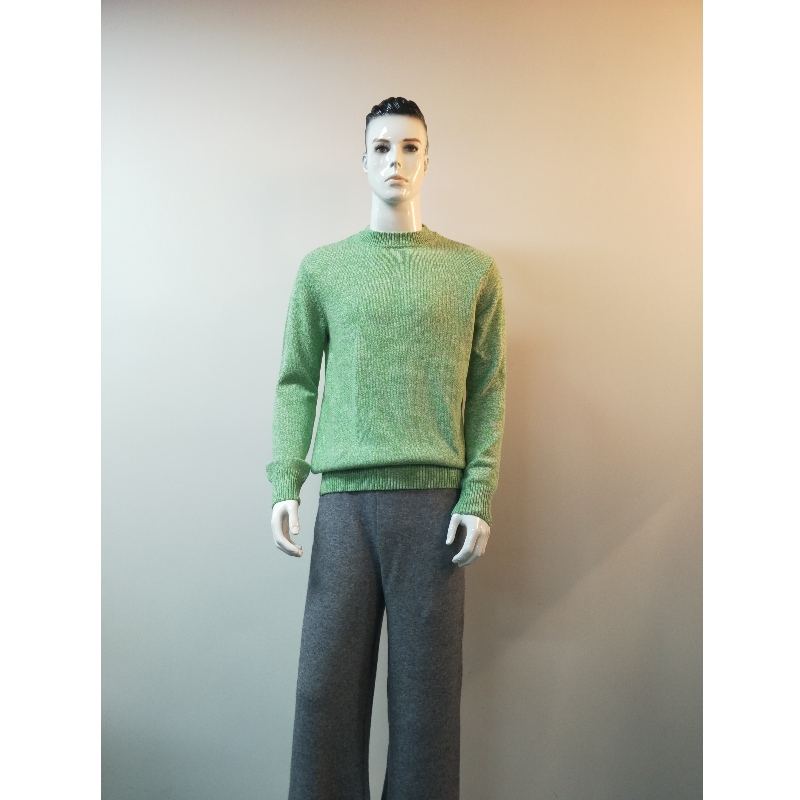 SWETER Z SZYJKIEM Z GREEN CREW AWOKADO RLMS0027F