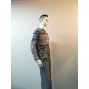 SZARY SWETER RLMS0041F