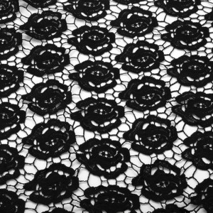 koronki jedwabne z mleka, koronki z poliestru / nylonu, koronki bawełniane, tkaniny