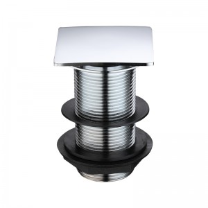 Metalowy pop-up korek spustowy kwadratowy pop-up