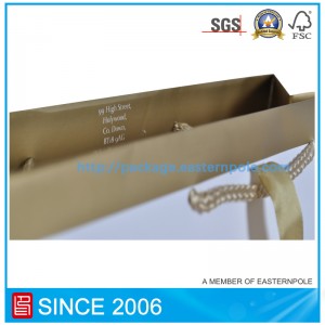 Kolorowa torba papierowa Pantone z nadrukiem foliowym