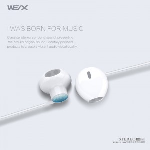 WEX 305 Tradycyjne słuchawki, słuchawki bezprzewodowe, słuchawki bezprzewodowe, słuchawki EAR Buds