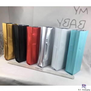 Niestandardowa torebka na kawę i herbatę z fałdą boczną 8oz 12oz 16oz 32oz