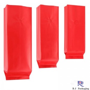 Sprzedaż hurtowa Gusset Valved Matte lub gloss Aluminium Folia Coffee Bag 250g 500g 1000g