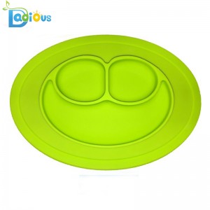 Amazon Hot Sale Baby Jednoczęściowa podkładka silikonowa Safe Kids Suction Plate