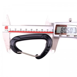 Odkryty hak wspinaczka obóz główna blokada rock karabinek odkryty szybki zamek szybkie spadek sprzęt blokada bezpieczeństwa sonda otwór D ze stali nierdzewnej wiosna bar blokada główny zamek lotnictwa stop aluminium